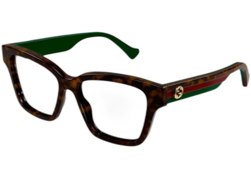 Gucci Square Eyeglasses Havana (GG1302O 006)