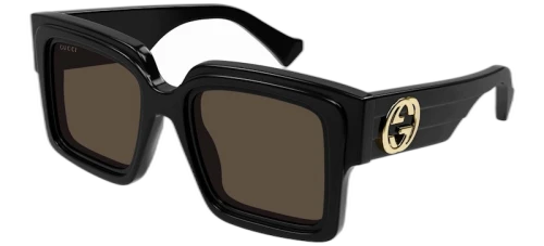 Gucci Square Sunglasses Black (GG1307S-001-51)
