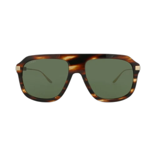 Gucci Aviator Sunglasses Havana/Green (GG1309S-007)