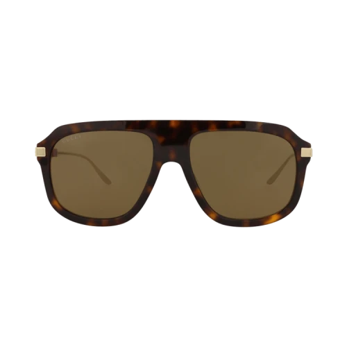 Gucci Aviator-Frame Acetate Sunglasses Havana Gold Brown (GG1309S-30013896-006)