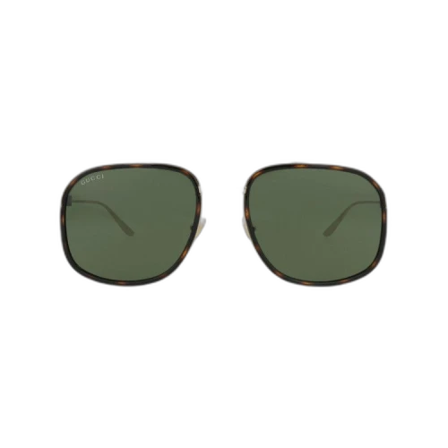 Gucci Aviator Sunglasses 'Gold/Green'