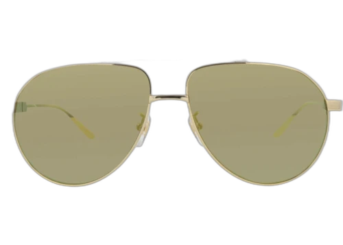 Gucci Aviator-Frame Metal Sunglasses Gold Gold Yellow (GG1311S-30013897-002)