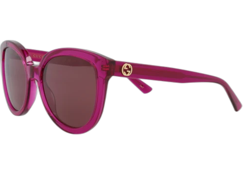 Gucci Round Oval Sunglasses Pink/Pink/Red (GG1315S-30013864-004)