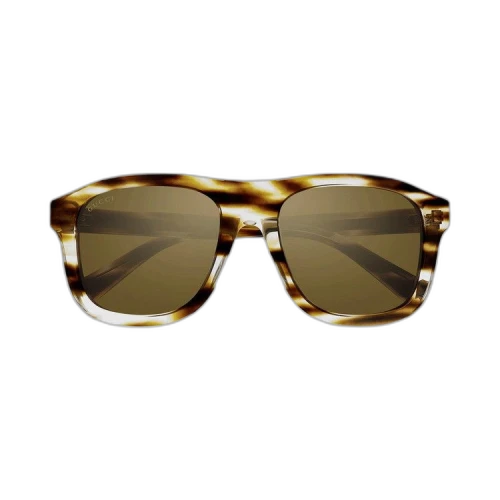 Gucci Square Sunglasses 'Havana/Bronze'