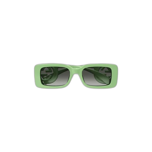 Gucci Rectangular Frame Sunglasses 'Green'