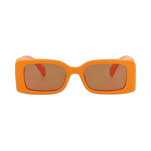 Gucci Square Injection Sunglasses 'Orange/Brown'