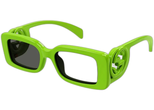Gucci Rectangle Sunglasses Green Grey (GG1325S-009-54)