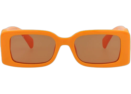Gucci Square-Frame Injection Sunglasses Orange Orange Brown (GG1325S-30013843-008)