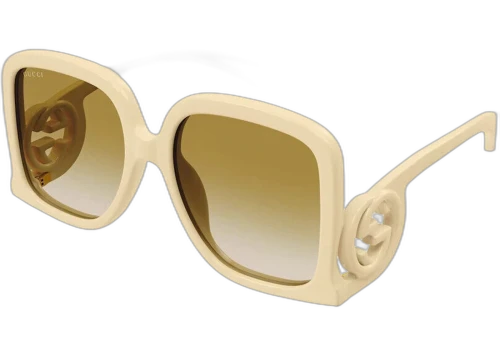Gucci Oversized Square Sunglasses Ivory (GG1326S-002-58)