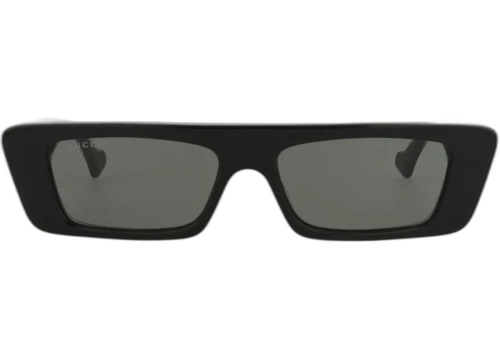 Gucci Square-Frame Recycled Acetate Sunglasses Black Black Grey (GG1331S-30013890-001)