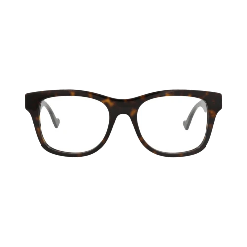 Gucci Square-Frame Recycled Acetate Optical Frames 'Havana Havana Transparent'
