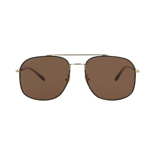 Gucci Aviator Sunglasses 'Gold/Havana/Brown'