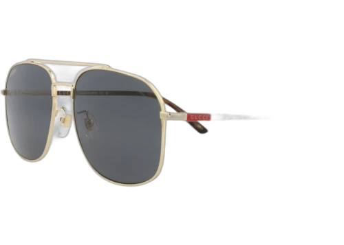Gucci Aviator Sunglasses Gold Havana Grey (GG1351S-30013912-001)