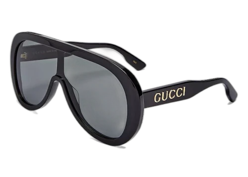 Gucci Mask Aviator Sunglasses Black (GG1370S 001 99)