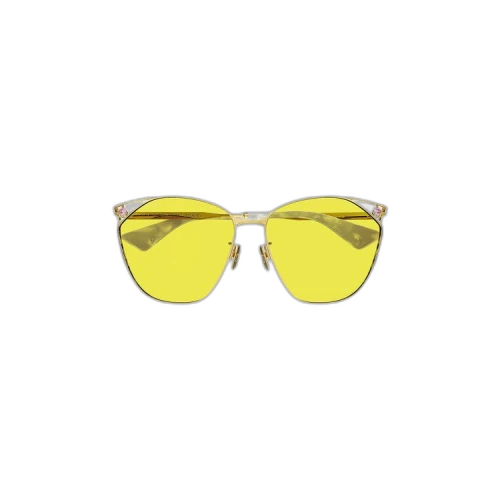 Gucci Cat Eye Frame Sunglasses 'Gold'