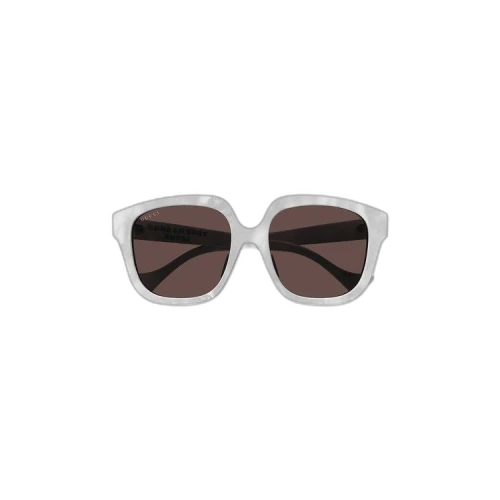 Gucci Square Frame Sunglasses 'White'