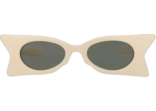Gucci Cat Eye-Frame Recycled Acetate Sunglasses Ivory Ivory Grey (GG1379S-30014362-001)