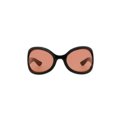 Gucci Wrap Around Sunglasses 'Black/Red'