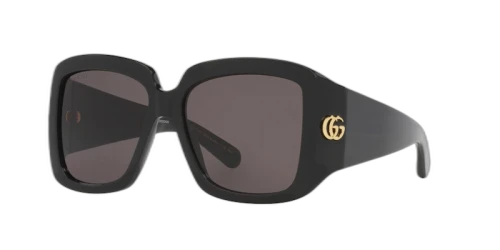 Gucci GG Square Wrap Sunglasses Black (GG1402S-001)