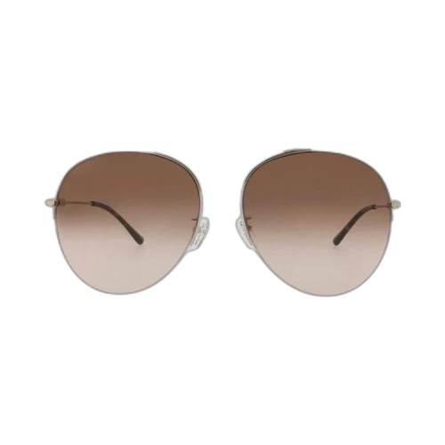 Gucci Aviator Sunglasses 'Silver/Brown'