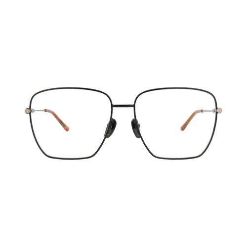 Gucci Square-Frame Metal Optical Frames Black Black Transparent (GG1414O-30014424-003)