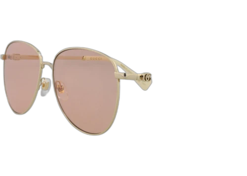Gucci Aviator Sunglasses Gold/Gold/Pink (GG1419S-30014428-003)