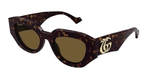 Gucci Oval Sunglasses Brown (GG1421S-002-FR)