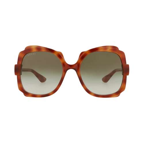 Gucci Round-Frame Injection Sunglasses Havana Havana Brown (GG1431S-30014433-002)