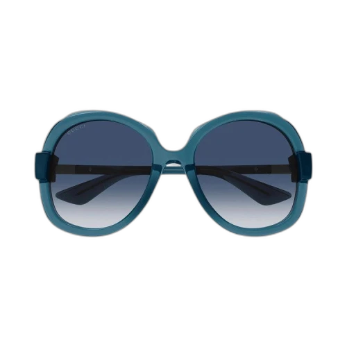 Gucci Round Oval Sunglasses 'Blue'