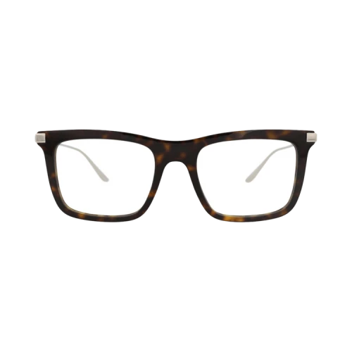Gucci Square-Frame Recycled Acetate Optical Frames 'Havana Silver Transparent'