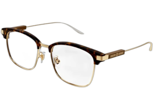 Gucci Square Eyeglasses Havana/Gold (GG1439OK 002)