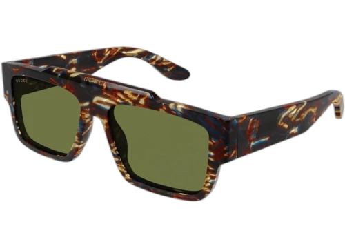 Gucci Square Sunglasses Havana/Green (GG1460S-002)
