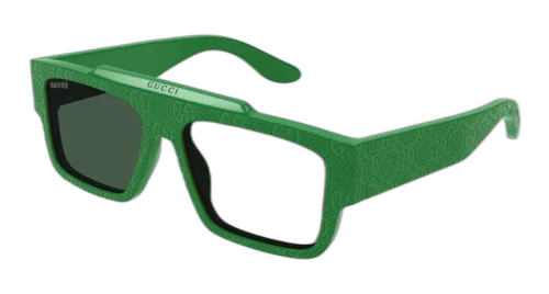 Gucci Square Frame Sunglasses Green/Green (GG1460S-007-FR)