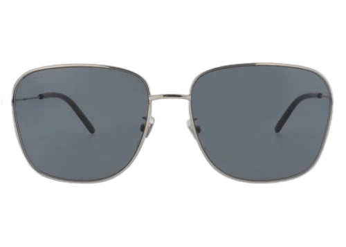 Gucci Square-Frame Metal Sunglasses Silver/Silver/Blue (GG1464SA-30014464-004)