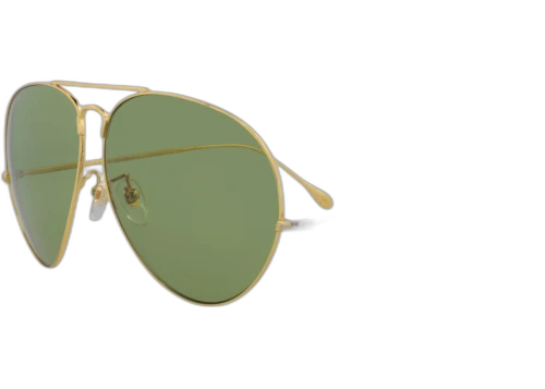Gucci Aviator Sunglasses Gold/Gold/Green (GG1481S-30014511-001)