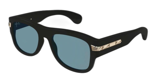 Gucci Square Frame Sunglasses Black/Light Blue (GG1517S-002-FR)