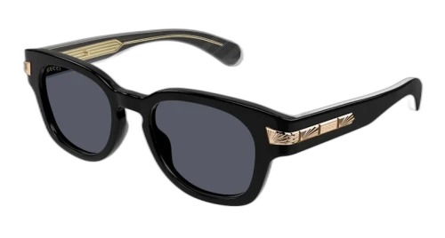 Gucci Square Frame Sunglasses Black/Grey (GG1518S-001-FR)