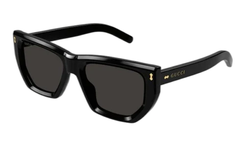 Gucci Square Frame Sunglasses Black/Grey (GG1520S-001-53)