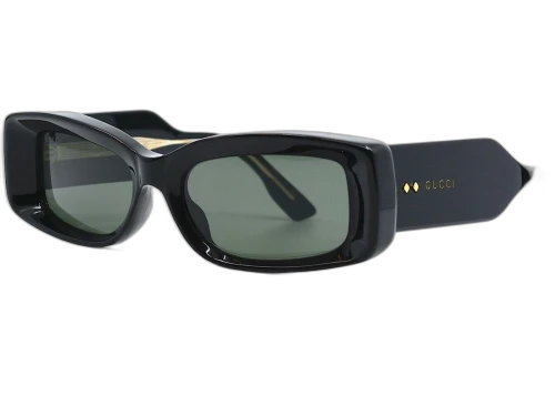 Gucci Rectangle Sunglasses Black/Grey (GG1528S-001)