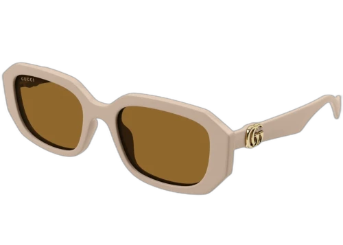 Gucci Rectangle Sunglasses Nude Brown (GG1535S-003-FR)