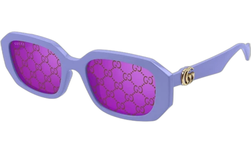 Gucci Rectangle Logo Frame Sunglasses Violet/Pink (GG1535S-004)