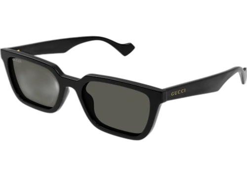 Gucci Rectangle Sunglasses Black Grey (GG1539S-001-55)
