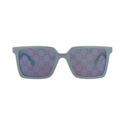 Gucci Square-Frame Injection Sunglasses Light Blue Light Blue Violet (GG1540S-30014817-003)