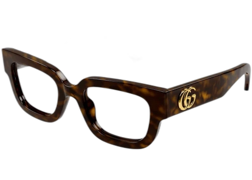 Gucci Square Eyeglasses Havana (GG1548O 005)