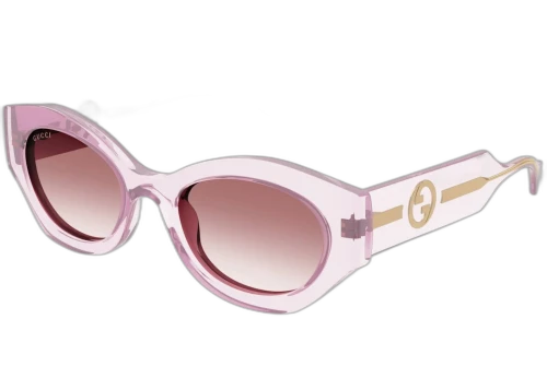 Gucci Cat Eye Sunglasses Pink Red Gradient (GG1553S-003-52)