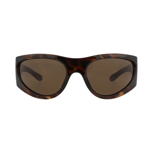 Gucci Shield-Frame Injection Sunglasses Havana Havana Brown (GG1575S-30014846-002)