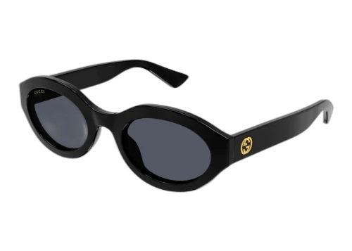 Gucci Minimal GG Logo Oval Sunglasses Black (GG1579S-001)