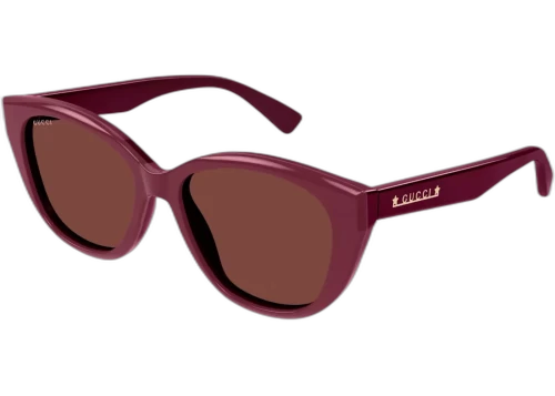 Gucci Rectangular Sunglasses Burgundy Burgundy Brown/Burgundy Burgundy Brown (GG1588S-003)