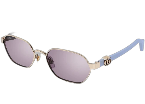 Gucci Round Sunglasses Gold Violet (GG1593S-004FR)