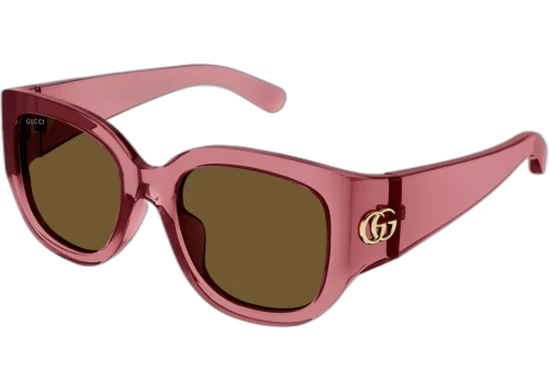Gucci Oversized Square Sunglasses Red/Brown (GG1599SA-003)